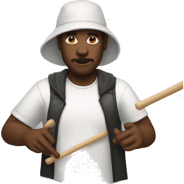 Drummed person emoji