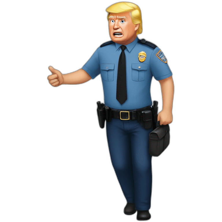 Trump arrest emoji