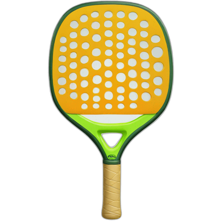 Pickleball racket zero balls emoji