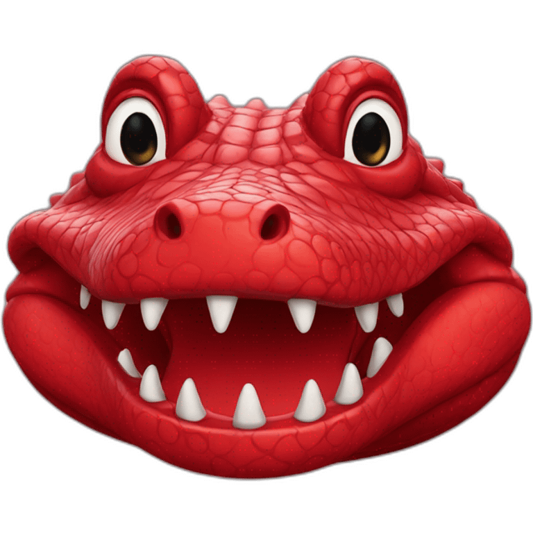 red alligator emoji