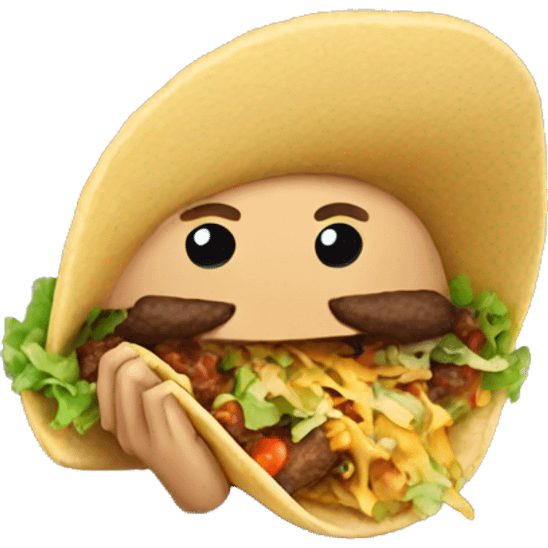 eating tacos  emoji