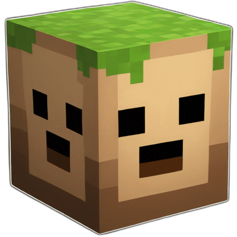 Minecraft dirt block emoji