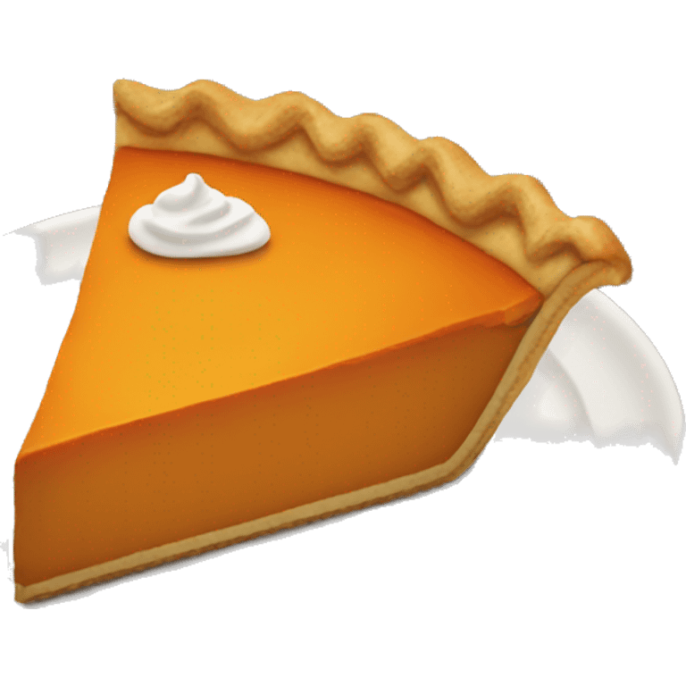 Pumpkin pie emoji