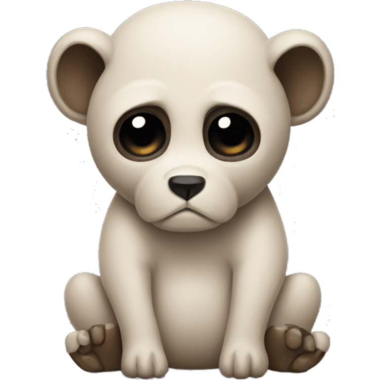 A skully sad endangered species animal emoji