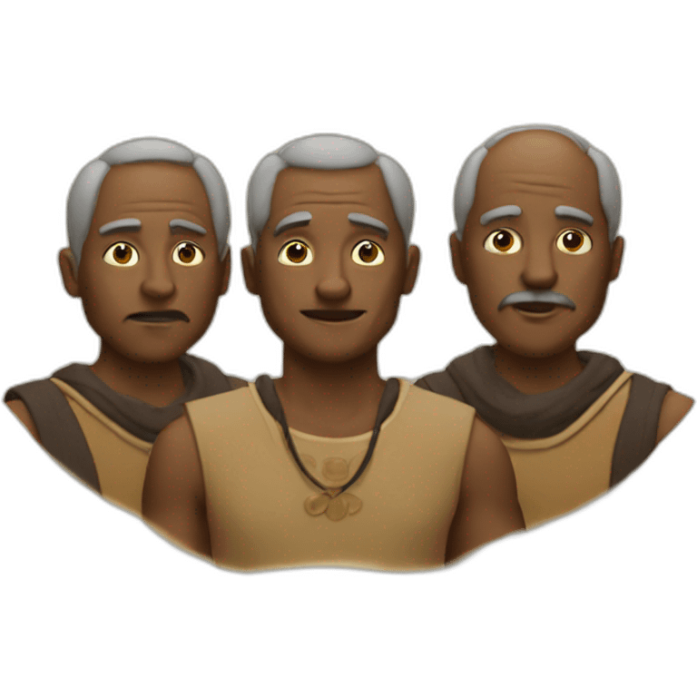 three wisdom men emoji