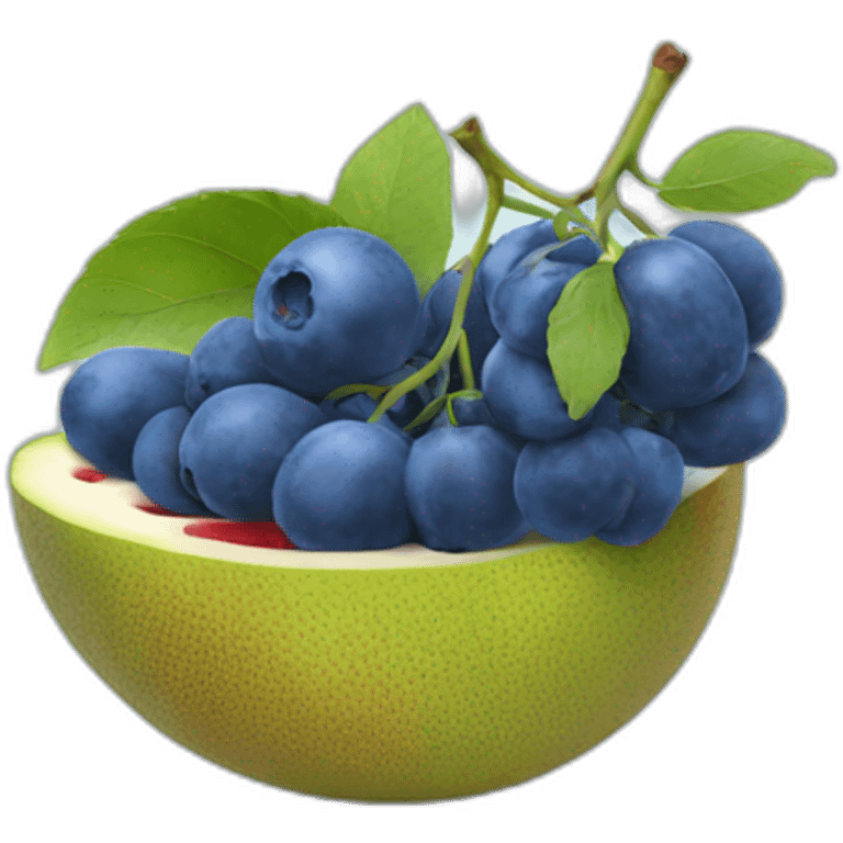 Un Bleuet le fruit emoji