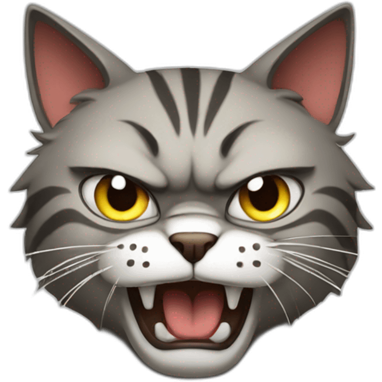 Angry cat emoji