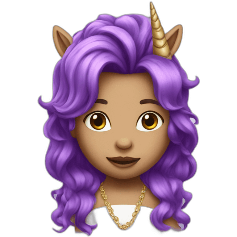 rockstar-baby-unicorn-purple emoji