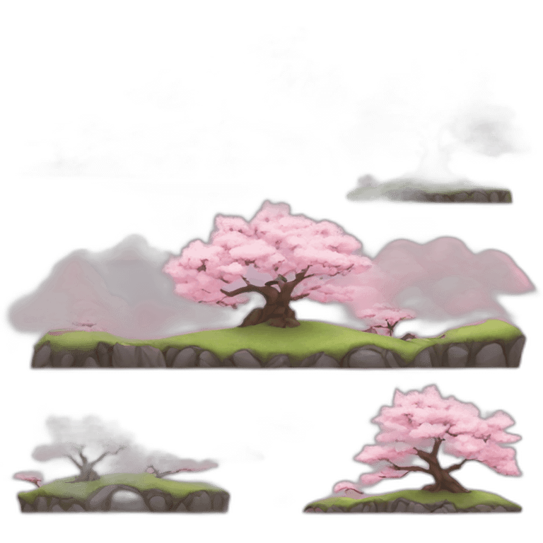 Sakura landscape emoji