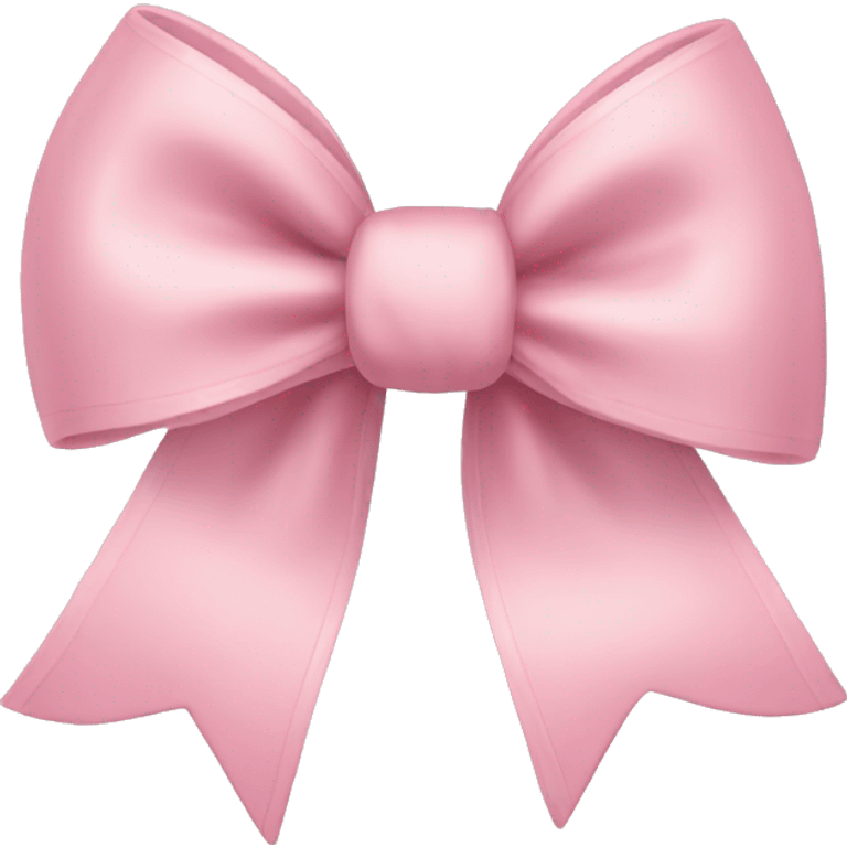 Light pink bow emoji