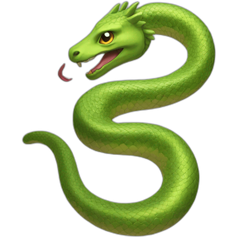 Cheval serpent emoji