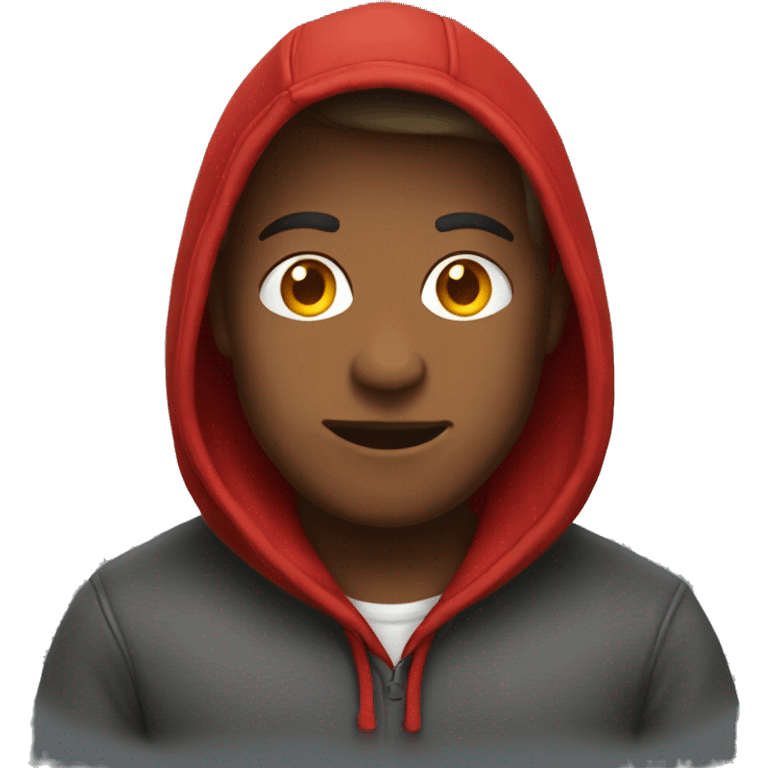 Red hoodie emoji