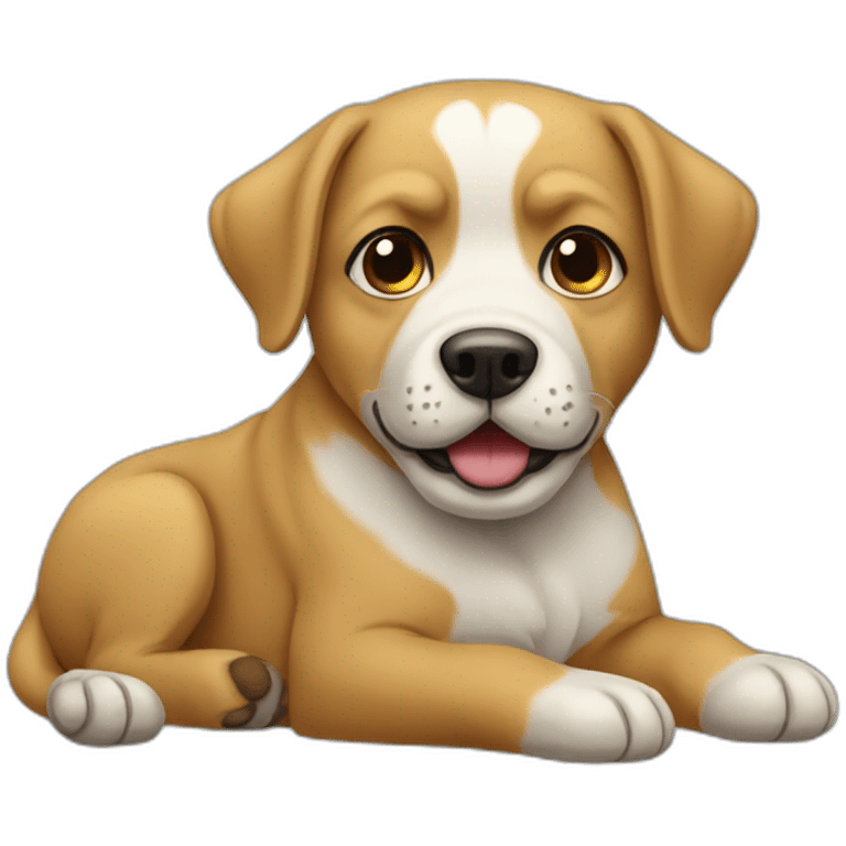 Un chien qui pleure emoji