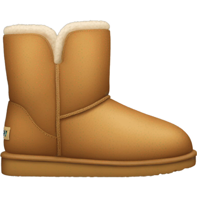 Small tan Uggs emoji