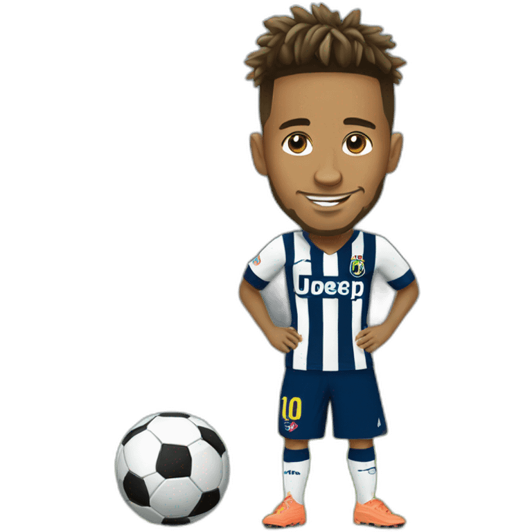 Neymar avec ballon emoji