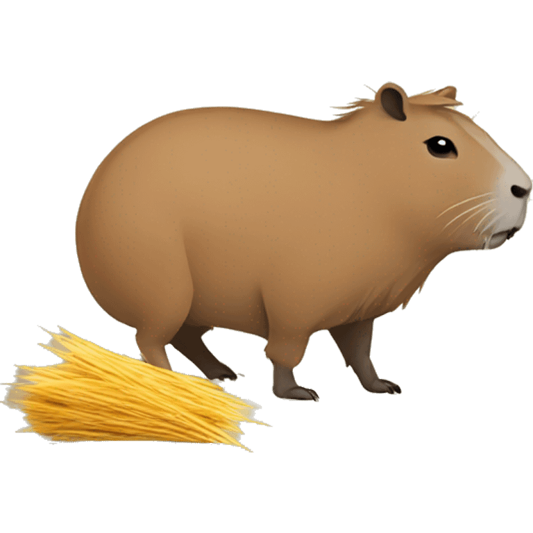 Capybara whit a mexican hay emoji