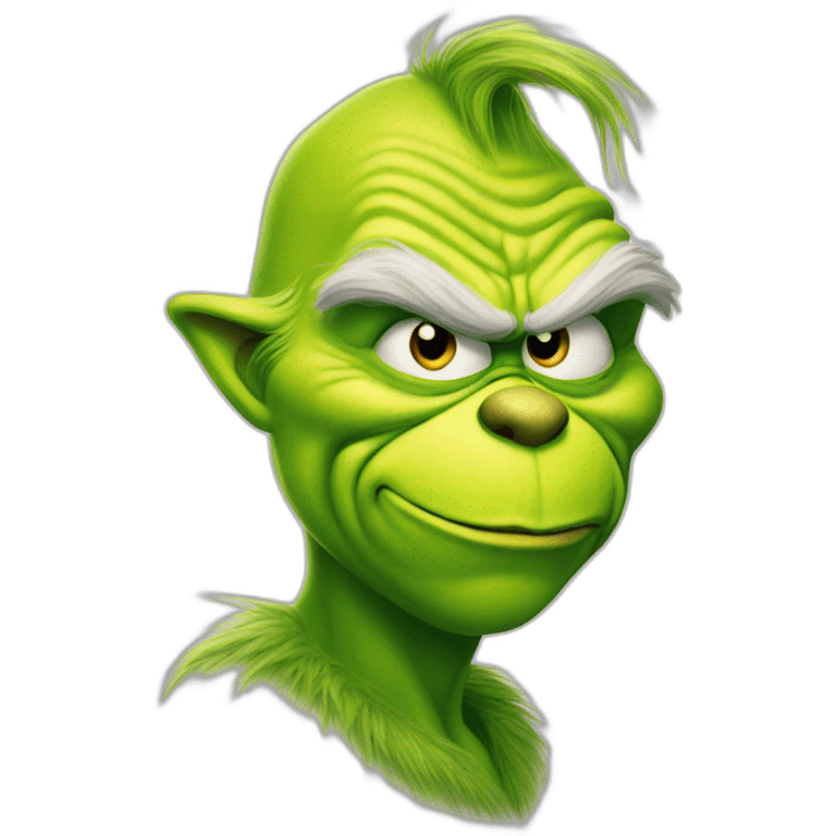 Grinch on Halloween emoji