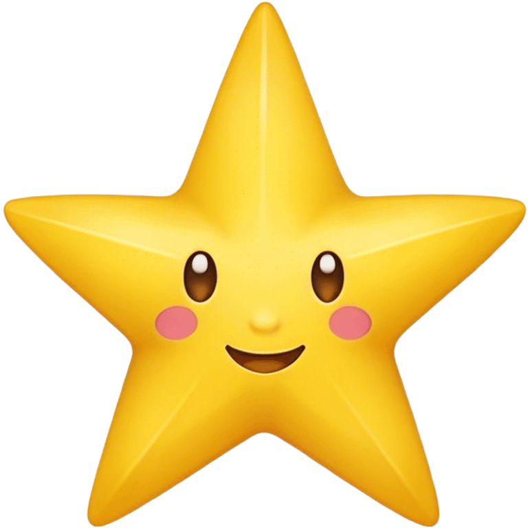 a cheerful star emoji