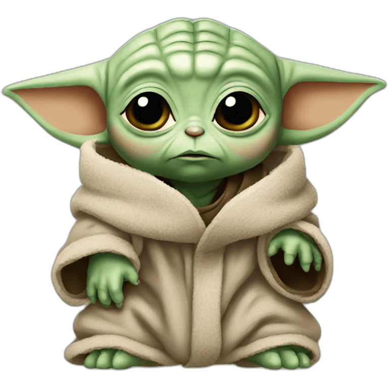 baby yoda triste emoji