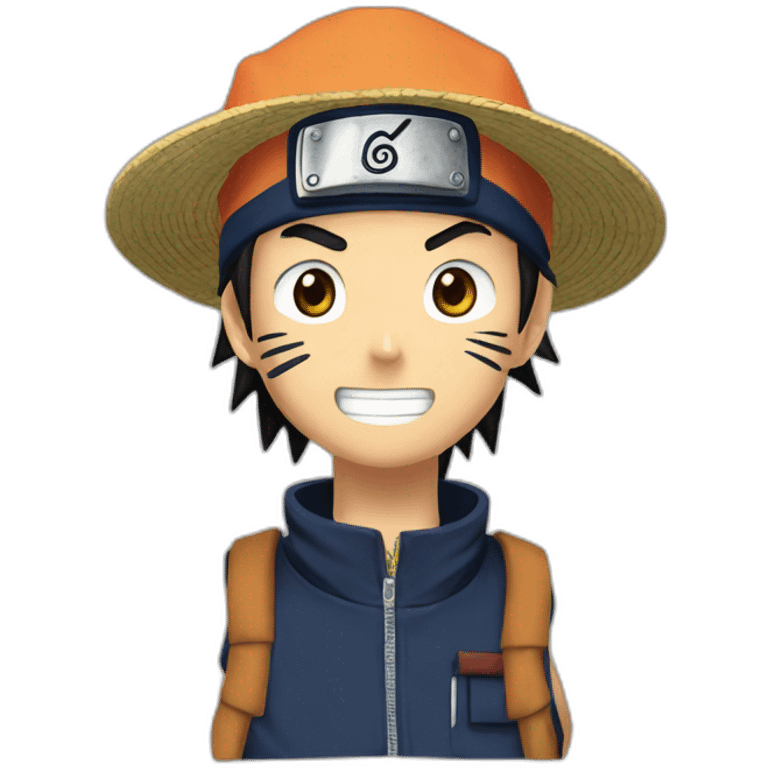 Naruto et Luffy emoji