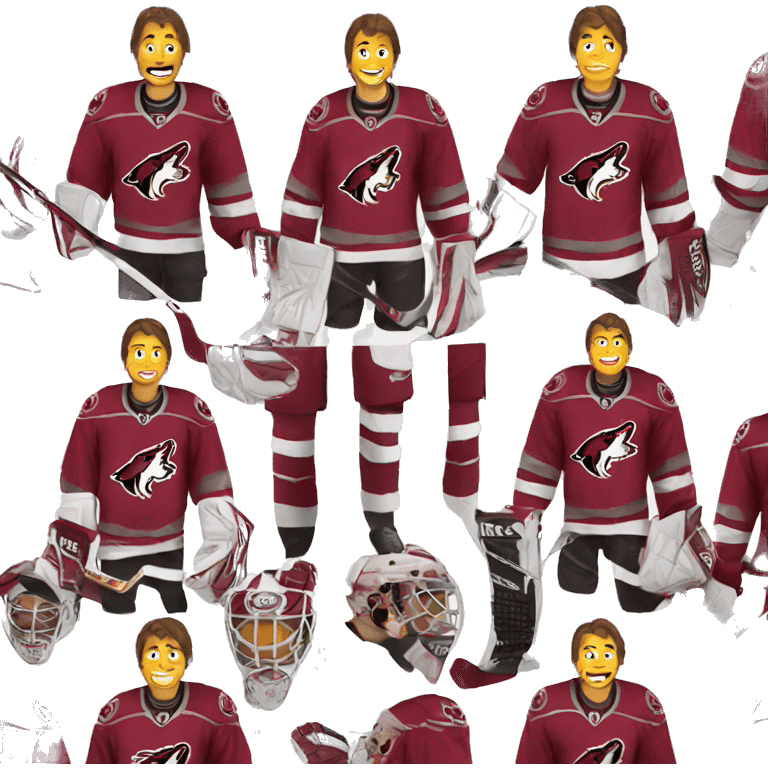 Arizona coyotes hockey goalie emoji