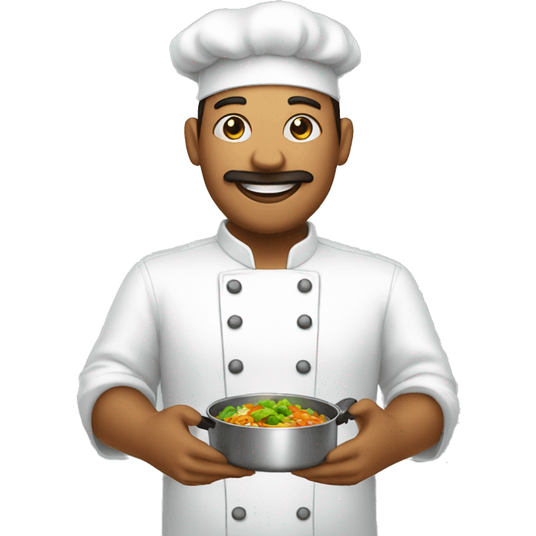 chef with pot emoji