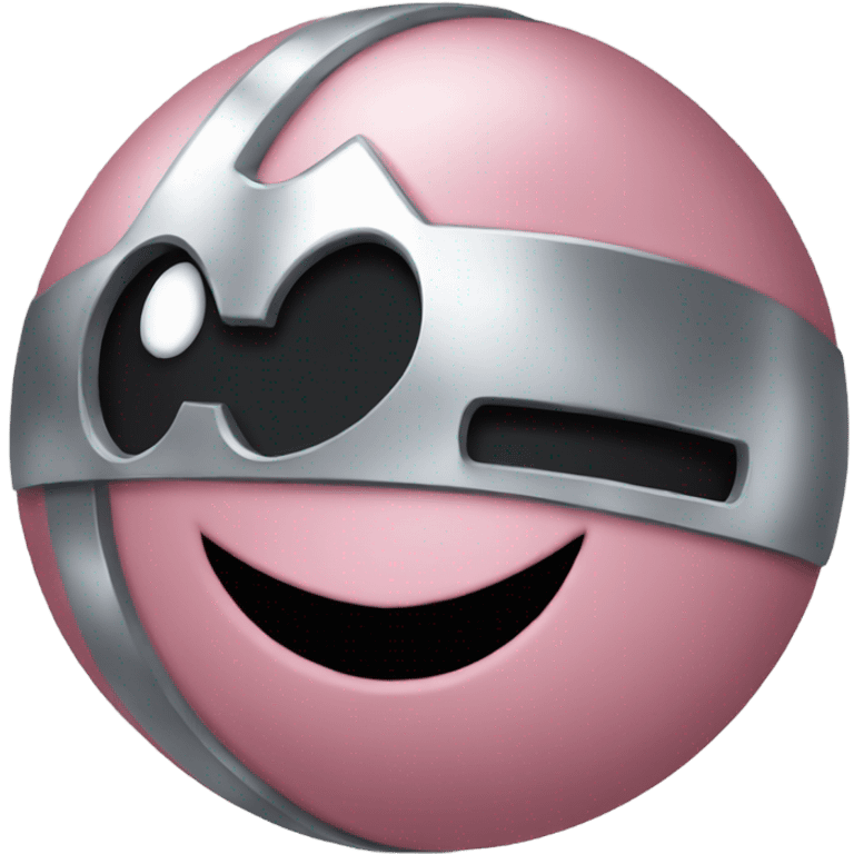 Metal Kirby ball emoji