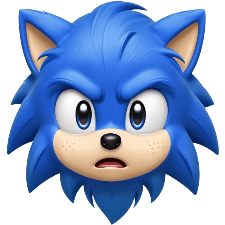 Ağlayan sonic emoji