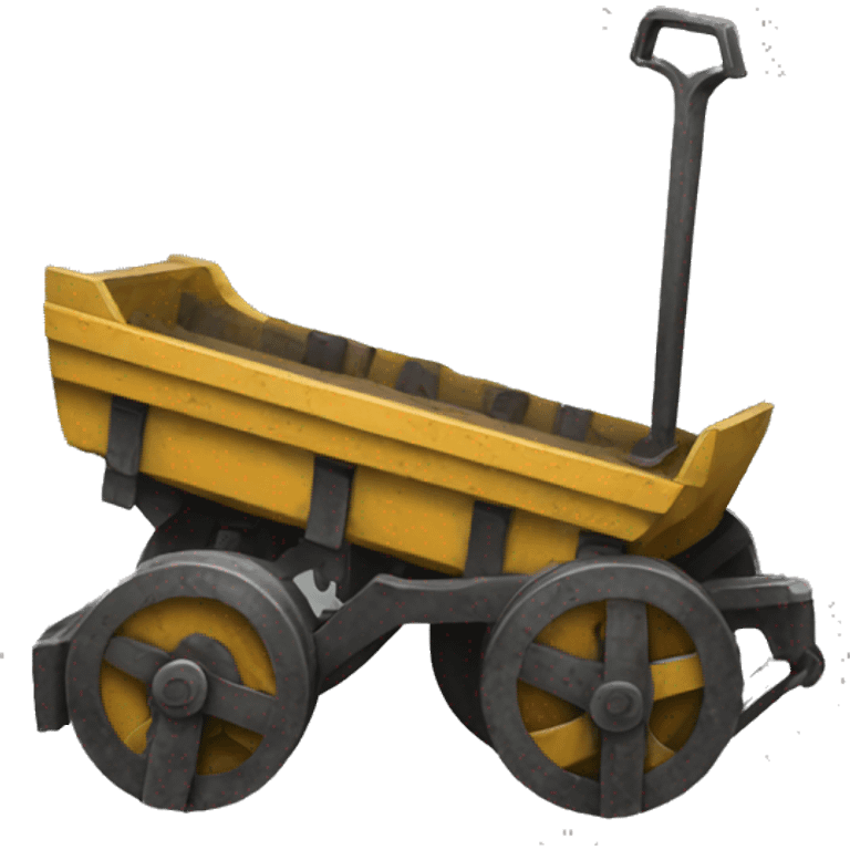 mine cart with hand lever emoji