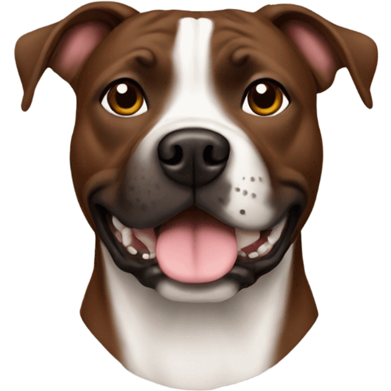 brown staffordshire terrier emoji