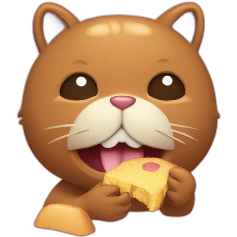 ours qui mange un chat emoji