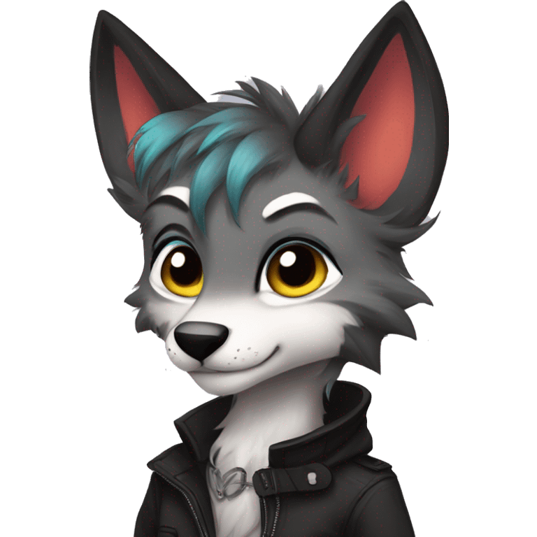 Edgy sharp modern anthro furry by Falvie, LiLaiRa, AngieWolf emoji