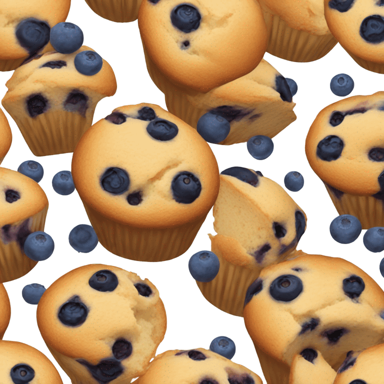 Blueberry muffins  emoji