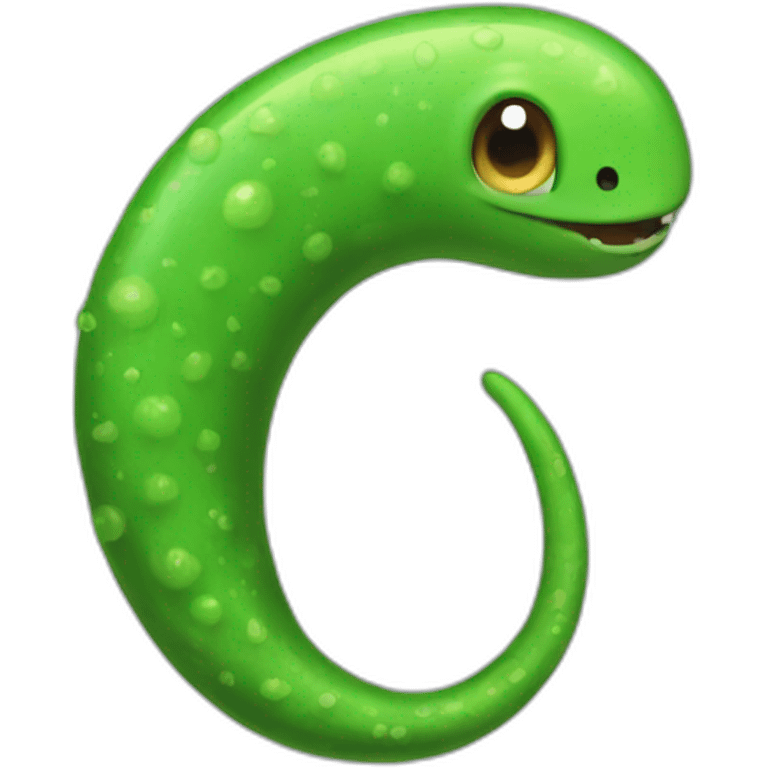 Slimy tail emoji