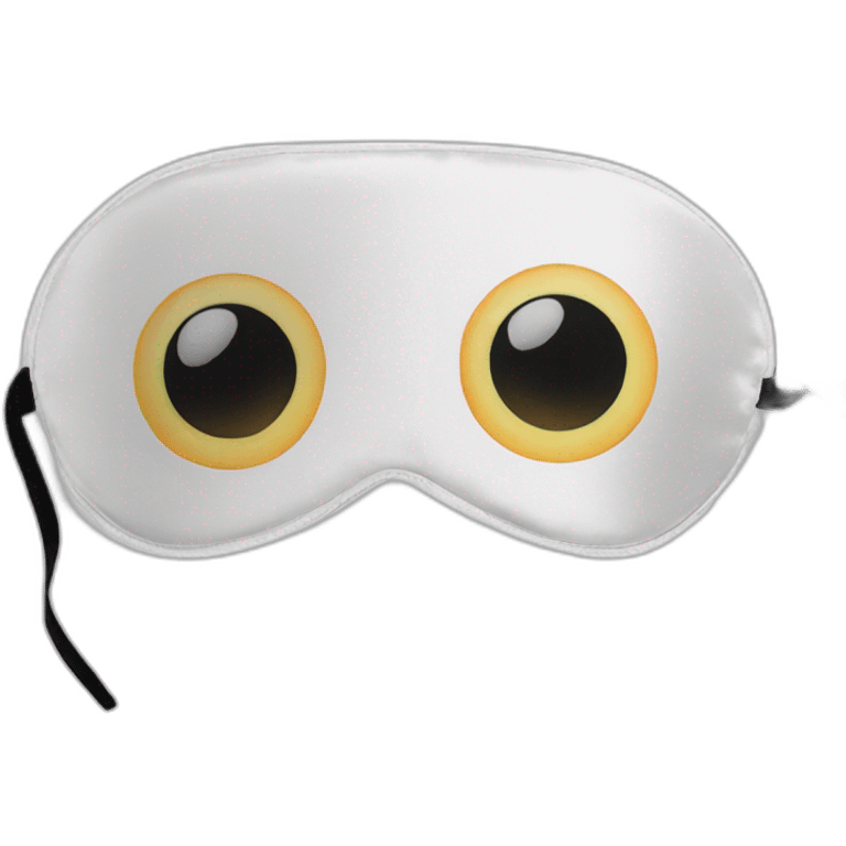 Eye mask silk  emoji