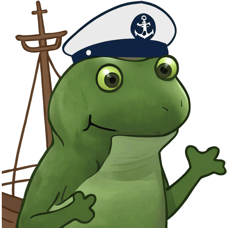 bufo on a ship emoji