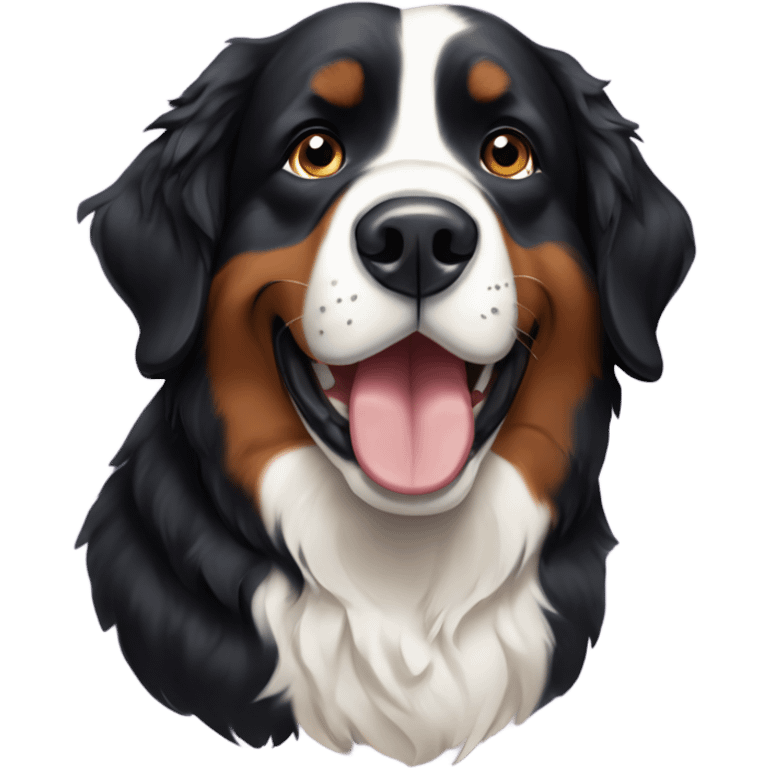 Bernese mountain dogs emoji