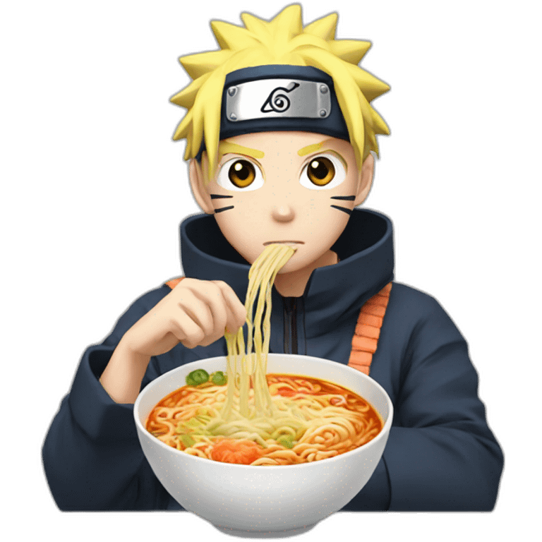 naruto eating ramen emoji