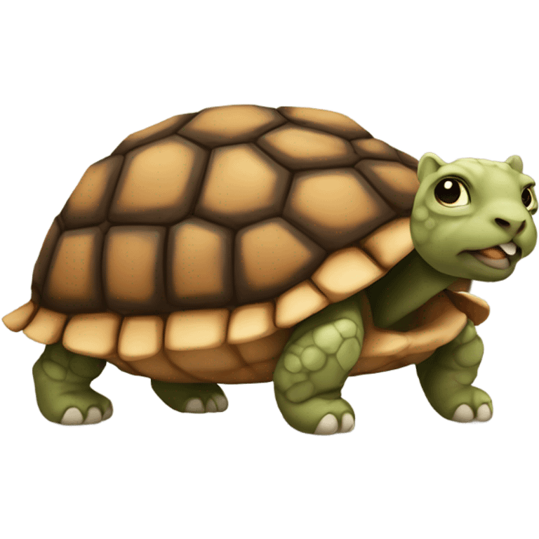 Fat kitty tortoise color emoji