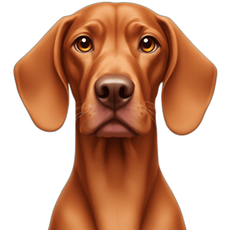 Dog vizsla emoji