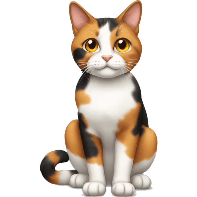 Calico cat emoji