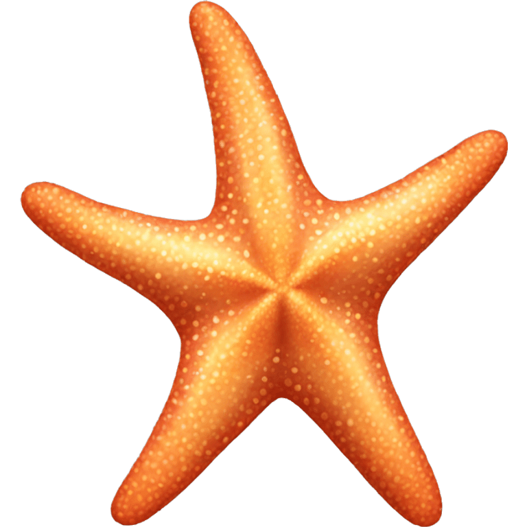 Realistic starfish emoji