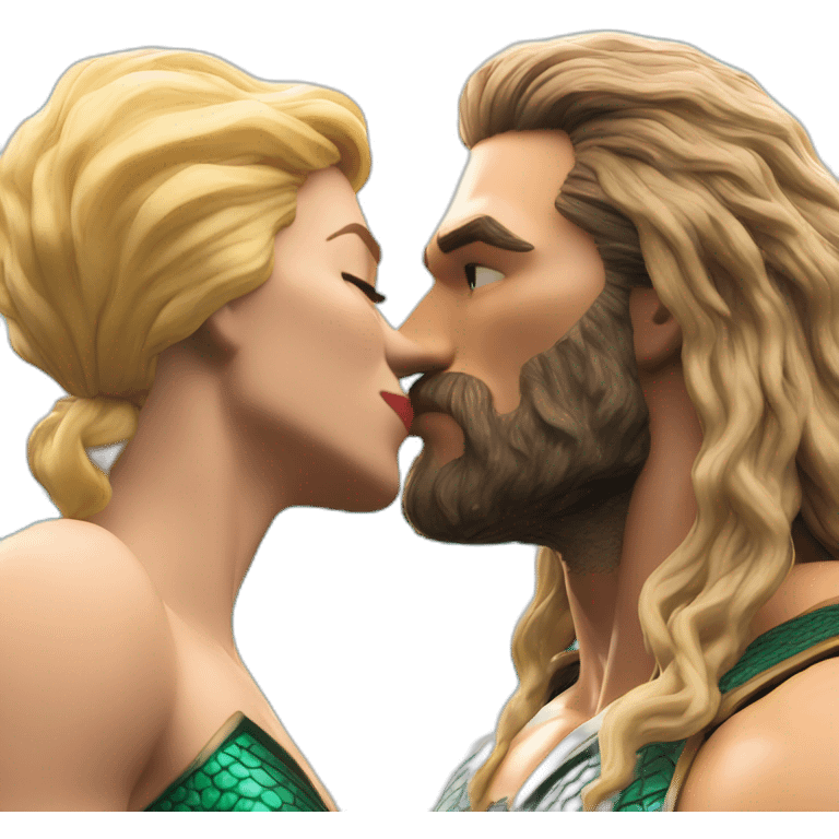 Aquaman sending a kiss emoji