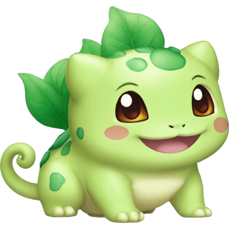 Kawaii Chibi Bulbasaur emoji