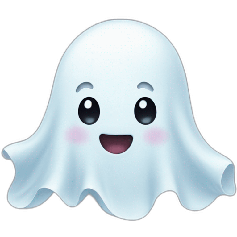 Kawaii ghost emoji