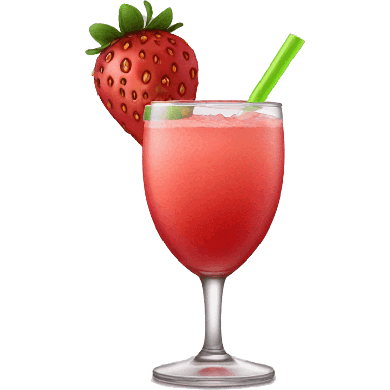 Strawberry daiquiri  emoji