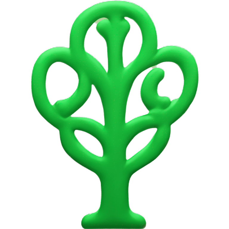 Green pintrest logo emoji