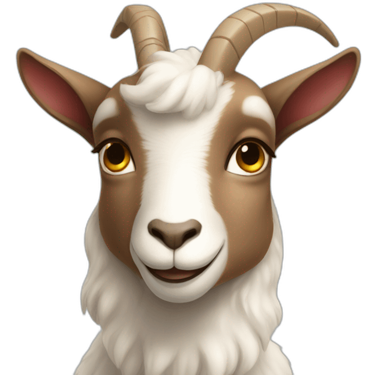 cute goat emoji