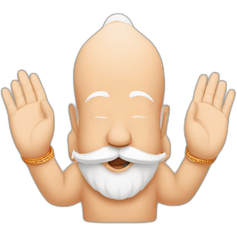 Namaste by narendra modi  emoji