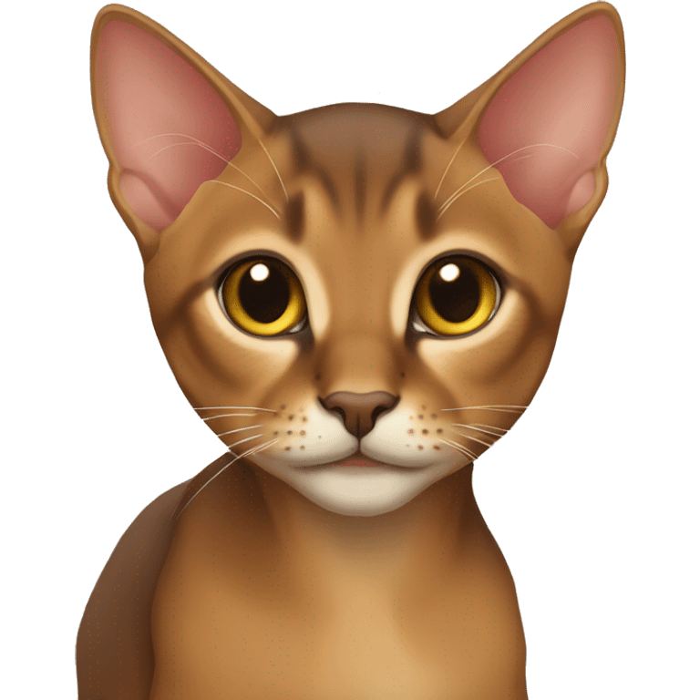 Abyssinian kitten emoji